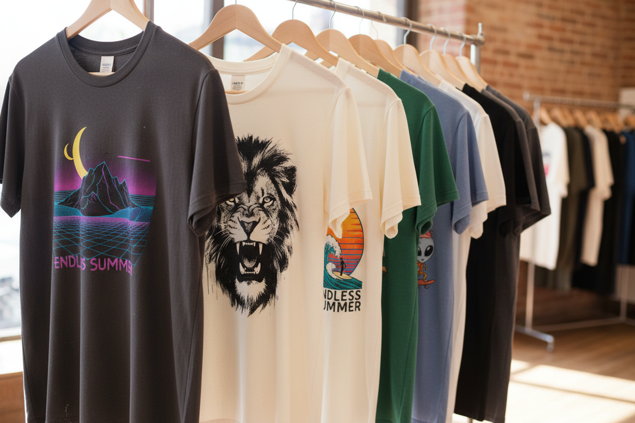 T-Shirts, Sportswear & Swimwear